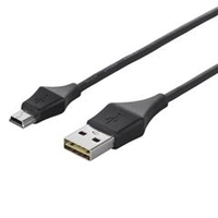 BUFFALO どっちもUSBコネクター採用 USB2．0ケーブル(A to miniB)(0．5m) どっちもUSBケーブル ブラック BSUAMNDU205BKA