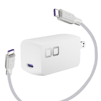 CIO Special Edition Set NovaPort SOLOII65W1C & MeshCable ホワイト CIO-G65W1C-N2-EE-WH