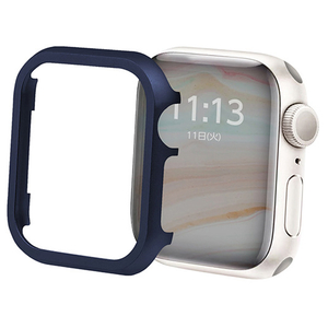 GAACAL Apple Watch Series 7-8 [41mm]用メタリックフレーム ネイビー W00114N5-イメージ1