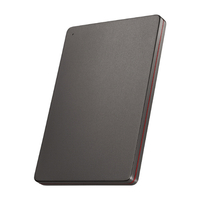I・Oデータ USB-A対応 アルミボディ ポータブルHDD 1TB ブラック HDPX-UTS1KB