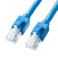 サンワサプライ カテゴリ6A LANケーブル(50m) ブルー KB-T6ATS-50BL