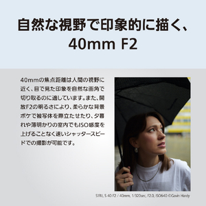 パナソニック デジタル一眼カメラ用交換レンズ LUMIX  Sシリーズレンズ シルバー S-S40-S-イメージ4