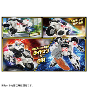 タカラトミー トミカ ジョブレイバー デカライドアーマー白バイ 警察犬ワンワンマル ﾄﾐｶJBｼﾛﾊﾞｲｹｲｻﾂｹﾝﾜﾝﾜﾝﾏﾙ-イメージ5
