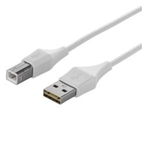 BUFFALO どっちもUSBコネクター採用 USB2．0ケーブル(A to B)(1．0m) どっちもUSBケーブル ホワイト BSUABDU210WHA