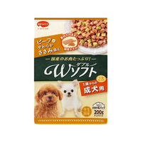 日本ペットフード ビタワン 君のWソフト 成犬用 お肉を味わうビーフ味粒・やわらかささみ入り 200g FC551RW