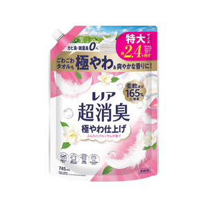 Ｐ＆Ｇ レノア超消臭 極やわ仕上げ ふんわりシャボンの香り 詰替 特大 745mL FCJ307F-イメージ1
