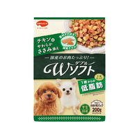 日本ペットフード ビタワン 君のWソフト 低脂肪 チキン味・やわらかささみ添え 200g FC554RW