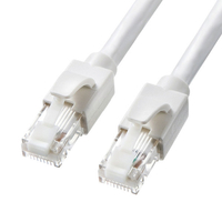 サンワサプライ カテゴリ6A LANケーブル(20m) ホワイト KB-T6ATS-20W