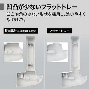 シャープ 加湿空気清浄機 e angle select グレー系 KI-50SE6-H-イメージ11