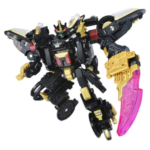 タカラトミー トミカ ジョブレイバー TJBDX ライジングポリスブレイバーZERO デカライドアーマー黒バイDXセット ﾄﾐｶJBDXﾃﾞｶﾗｲﾄﾞｱ-ﾏ-ｸﾛﾊﾞｲDX-イメージ1