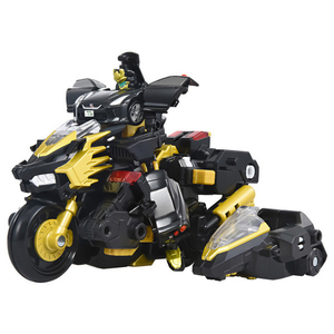 タカラトミー トミカ ジョブレイバー TJBDX ライジングポリスブレイバーZERO デカライドアーマー黒バイDXセット ﾄﾐｶJBDXﾃﾞｶﾗｲﾄﾞｱ-ﾏ-ｸﾛﾊﾞｲDX-イメージ4