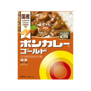 大塚食品 ボンカレーゴールド中辛180g 1個 F719772-イメージ1