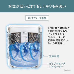 パナソニック 全自動洗濯機 洗濯・脱水容量7kg ライトベージュ NA-F7B5-C-イメージ4