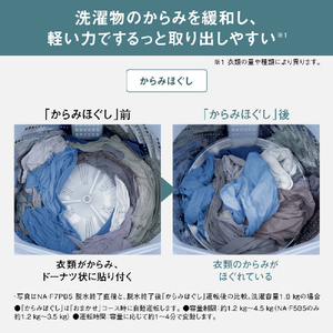 パナソニック 全自動洗濯機 洗濯・脱水容量7kg ライトベージュ NA-F7B5-C-イメージ6