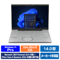 パナソニック インテル8コアCPU Core Ultra プロセッサー搭載したレッツノート CF-FC7ADMCR