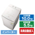 日立 10．0kgインバーター洗濯乾燥機 ビートウォッシュ ホワイト BW-DX100M W-イメージ1