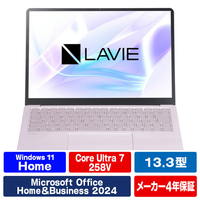 NEC 13．3型高性能ノートブック e angle select LAVIE SOL フェアリーパープル PC-S1375LAP-E5