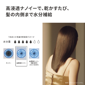 パナソニック ヘアドライヤー ミストグレー EH-NA0K-H-イメージ6