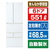 東芝 【フレンチドア】551L 6ドア冷蔵庫 グランホワイト GR-A550FH(EW)-イメージ1