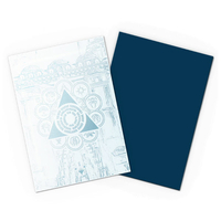ARCANE　TINMEN AT-16507 Azorius Senate License Sleevesスタンダードサイズ マットデュアル 100枚入り 16507DSｽﾀﾝｽﾘ-ﾌﾞAZORIUS