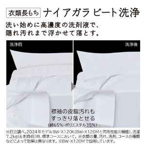 日立 9．0kgインバーター全自動洗濯機 e angle select ビートウォッシュ ホワイト BW-X90ME5 W-イメージ3