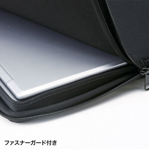 サンワサプライ ポケット付きインナーケース(11．6型ワイド) ブラック IN-WETP11BK-イメージ3