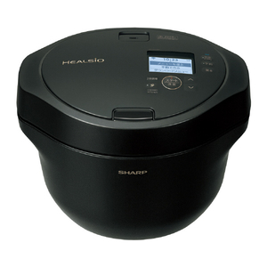 SHARP 水なし自動調理鍋 プレミアムブラック KN-HW24K-B-イメージ1