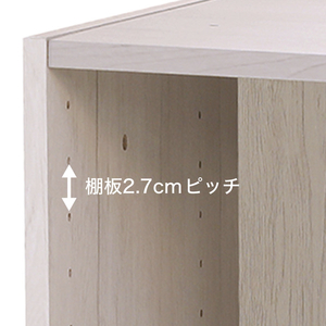ニトリ Nクリック ディープ レギュラー(4段) ホワイトウォッシュ Nｸﾘｯｸﾃﾞｨ-ﾌﾟ2 ﾚｷﾞｭﾗ-4ﾀﾞﾝWW-イメージ4