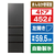 AQUA 【左開き】452L 4ドア冷凍冷蔵庫 Delie（デリエ） マットクリアブラック AQR-VZA45AL(K)-イメージ1
