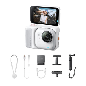 insta360 GO Ultra 4K ウェアラブルカメラ クリエイターバンドル アークティックホワイト CINSABEA-GOULTRA05-イメージ1