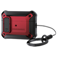 エレコム AirPods Pro(第2世代)用ZEROSHOCK Lockケース レッド AVA-AP4ZEROLRD