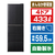 AQUA 【右開き】433L 4ドア冷凍冷蔵庫 Delie（デリエ） ウッドブラック AQR-V43A(K)-イメージ1