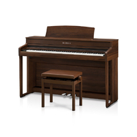 KAWAI 電子ピアノ【高低自在椅子＆ヘッドホン付き】 モカウォルナット調仕上げ CA501MW
