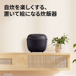 SHARP 炊飯ジャー/3合炊き e angle select ホワイト KS-C5E5-W-イメージ5