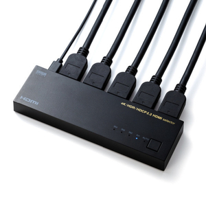 サンワサプライ 4K・HDR・HDCP2．2対応HDMI切替器(4入力・1出力) SW-HDR41LN-イメージ2