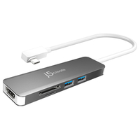 j5 create USB-C 3．1 Gen2 SuperSpeed+ マルチアダプター スペースグレー JCD372