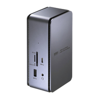 サンワサプライ USB Type-Cドッキングステーション(HDMI×2画面出力対応) USB-CVDK12