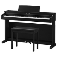 KAWAI 電子ピアノ 【固定椅子&ヘッドホン付き】 CXライン Colorful Experience サテンブラック調仕上げ CX202-B