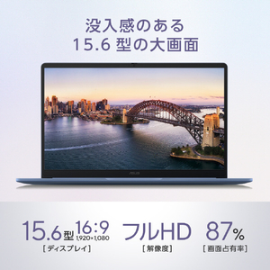 ASUS Chromebook CM15 (CM1505) ファブリックブルー CM1505CM4A-8128BU-イメージ5