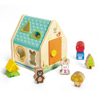 カワダ Hape 森のおうちの型はめボックス E0515ﾓﾘﾉｵｳﾁﾉｶﾀﾊﾒﾎﾞﾂｸｽ