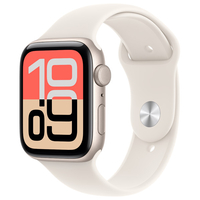 Apple Apple Watch SE 3(GPSモデル)- 44mm Apple Watch SE 3 スターライトアルミニウムケースとスターライトスポーツバンド - S/M MEHG4J/A