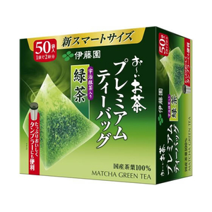伊藤園 お～いお茶 プレミアムティーバッグ 抹茶入り 緑茶 50袋 F821126-12236-イメージ1