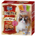 ユニ・チャームペットケア 銀のスプーン 三ツ星グルメ お魚味クリーム お魚・鶏ささみレシピ3種のアソート 180g ﾐﾂﾎﾞｼｸﾞﾙﾒｵｻｶﾅｸﾘﾑｻｻﾐ180G