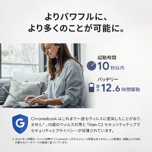 ASUS Chromebook CM15 (CM1505) ミスティグリーン CM1505CM4A-8128GR-イメージ10