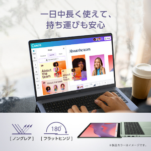 ASUS Chromebook CM15 (CM1505) ミスティグリーン CM1505CM4A-8128GR-イメージ4