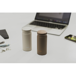 ピーコック ステンレスボトル スクリューマグタイプ(0．2L) ほっとmug モカブラウン AKB-21T-イメージ15