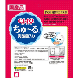 いなば CIAO ちゅーる 乳酸菌入りまぐろ海鮮ミックス味 14g×20P FC017RK-イメージ2