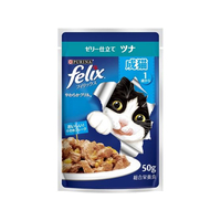 ネスレピュリナペットケア フィリックスパウチ やわらかグリル 成猫 ゼリー仕立て ツナ 50g FCR8363