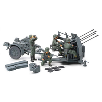 タミヤ 1/48 ドイツ20mm 4連装高射機関砲38型 1/48 ミリタリーミニチュアシリーズ No.54 ﾀﾐﾔM48 20M4ﾚﾝｷｶﾝﾎｳ38ｶﾞﾀ
