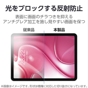 エレコム 13インチiPad Air(M3/M2)用フィルム 紙心地 文字用 しっかりタイプ TB-A25XFLAPNH-イメージ7